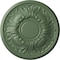 Ekena Millwork Wakefield Ceiling Medallion (Fits Canopies up to 3 5/8"), 11 3/4"OD x 1 1/4"P, Athenian Green CM11WAAGF - alternate 1